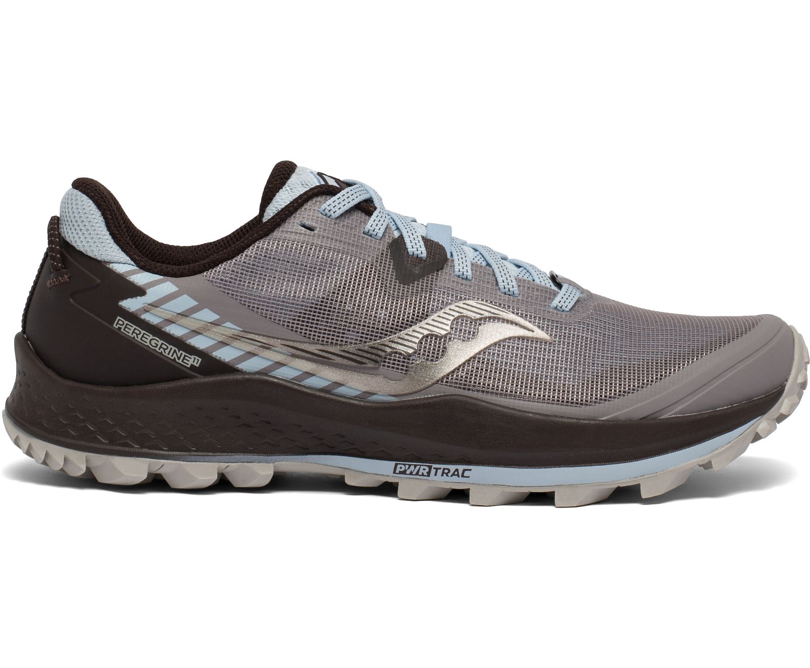 Tenis Para Trail Running Saucony Peregrine 11 Mujer Grises Turquesa | México 235QMAZ
